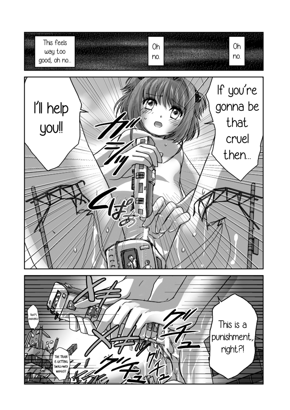 Hentai Manga Comic-Sakura has become a monster!-Read-7